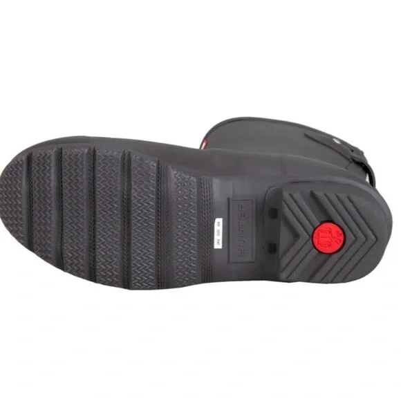 Hunter Women’s Original Short Back Adjustable Rain Boots 7 Black Waterproof NWT - Picture 5 of 5